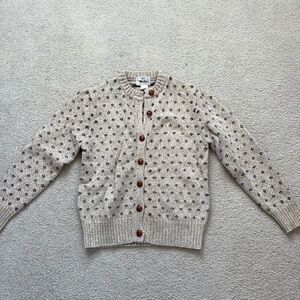 Vintage 90’s Woolrich Sweater with leather buttons